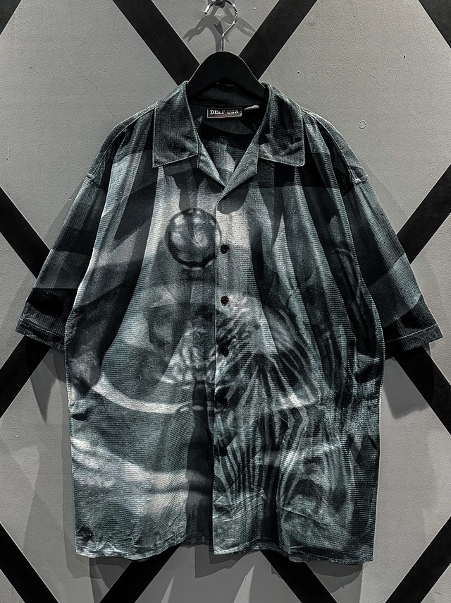 【X VINTAGE】Water Drop Design Vintage Loose S/S Shirt