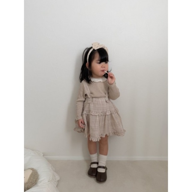 【取寄】mimi market｜tutu collar tee｜チュチュ襟T｜S-L｜baby｜26 spring