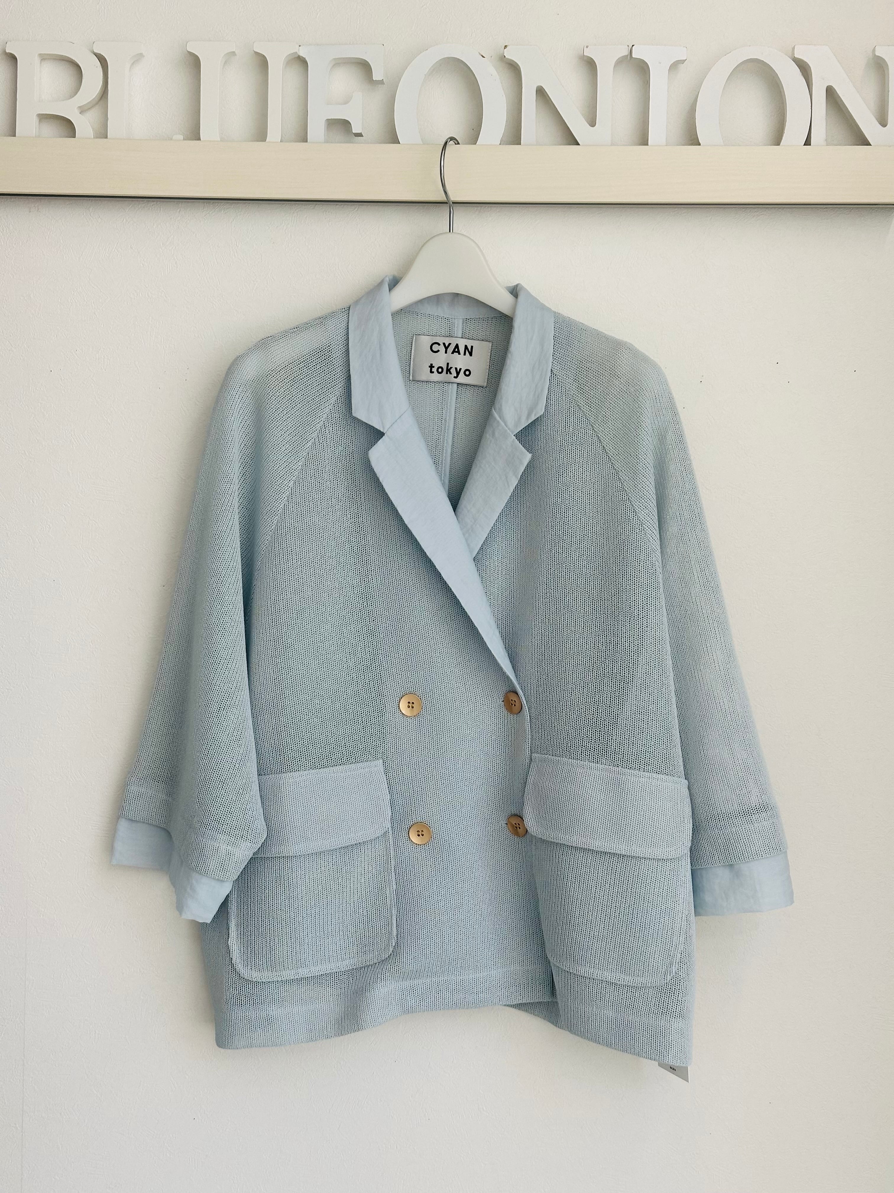 ニットライクメッシュW ジャケット 601453 cyantokyo 003-2604 | BlueOnion
