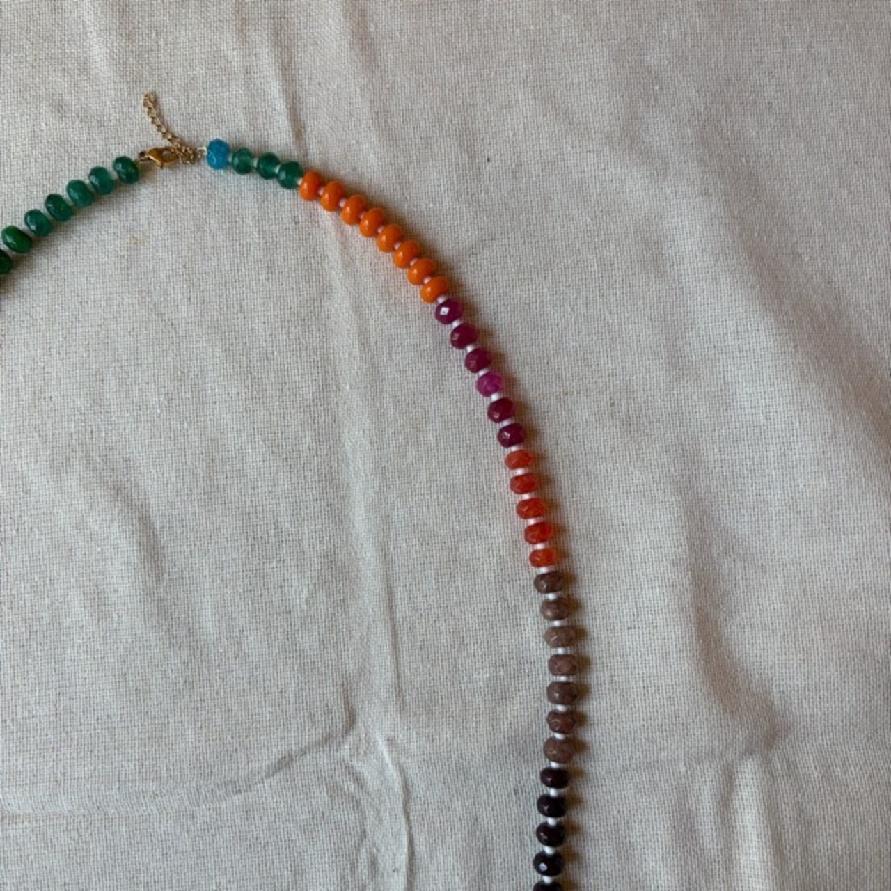 TOPANGA Jewelry Natural Big Gem Stone Long Necklace　ナチュラルビッグジェムストーンロングネックレス　　ナチュラルストーン　天然石　パワーストーン