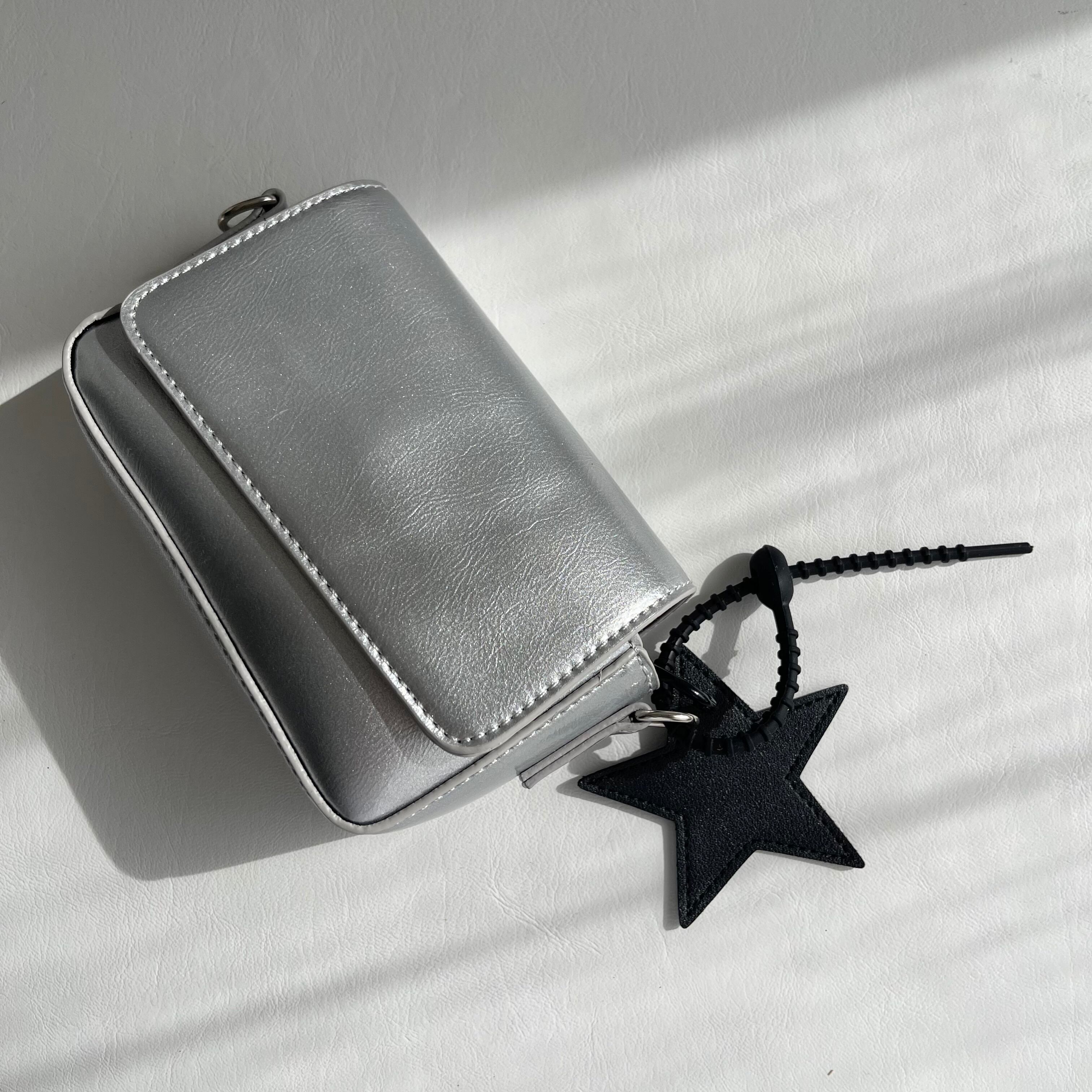 One Handle OVAL Shoulder Strap Bag ＆ mini body bag | meong blue