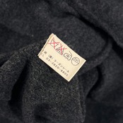 JURGEN LEHL ヨーガンレール ポケット デザイン ウール ニット セーター M/ダークグレー レディース