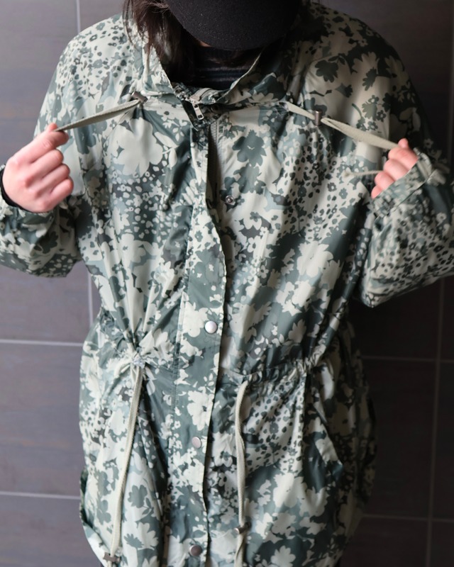 flower camo zip blouson