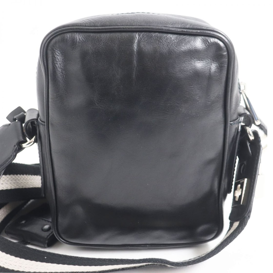 美品□BALLY/バリー Trano ロゴ入り 斜め掛け フロントポケット 