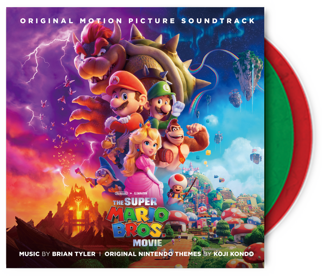 【国内盤】ザ・スーパーマリオブラザーズ・ムービー サウンドトラック（2LP）[レッド＆グリーン] - 画像1