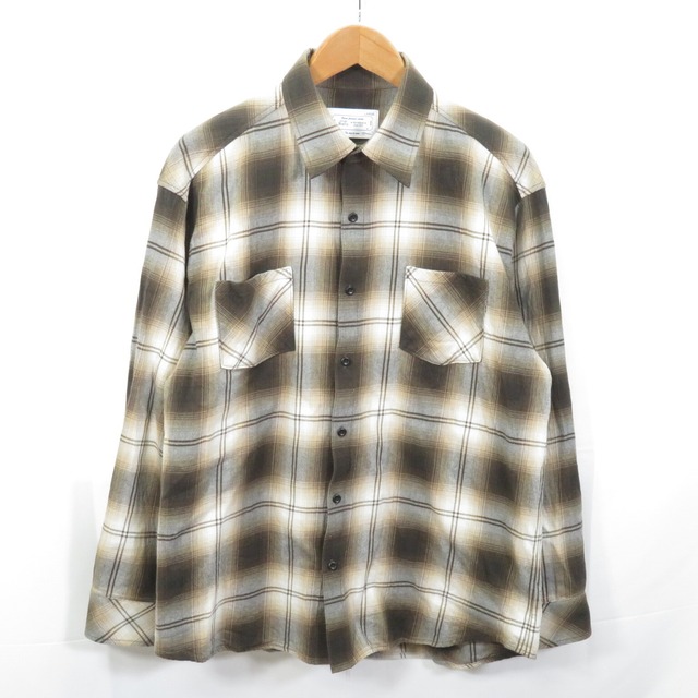 Rafu Standard Shirt ネルシャツ sizeL/ラフ 美品 0202
