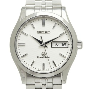 セイコー グランドセイコー デイデイト 腕時計 9F83-0AB0 クオーツ ホワイト文字盤 ステンレススチール メンズ SEIKO 【中古】