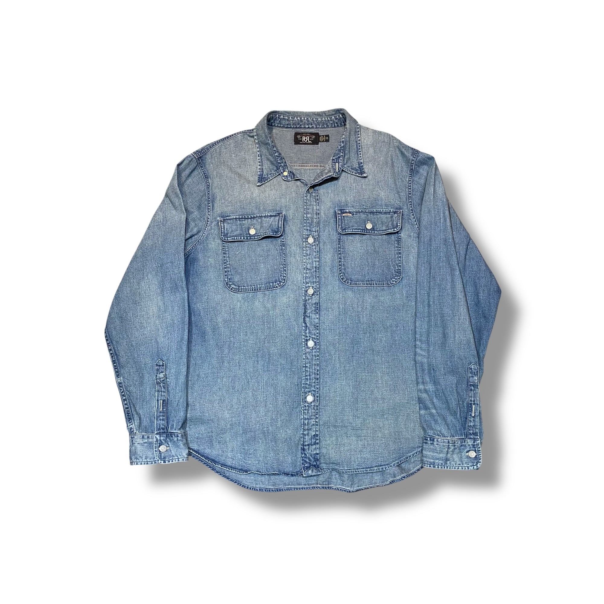 90s stussy モノグラム B.D shirt S | REO