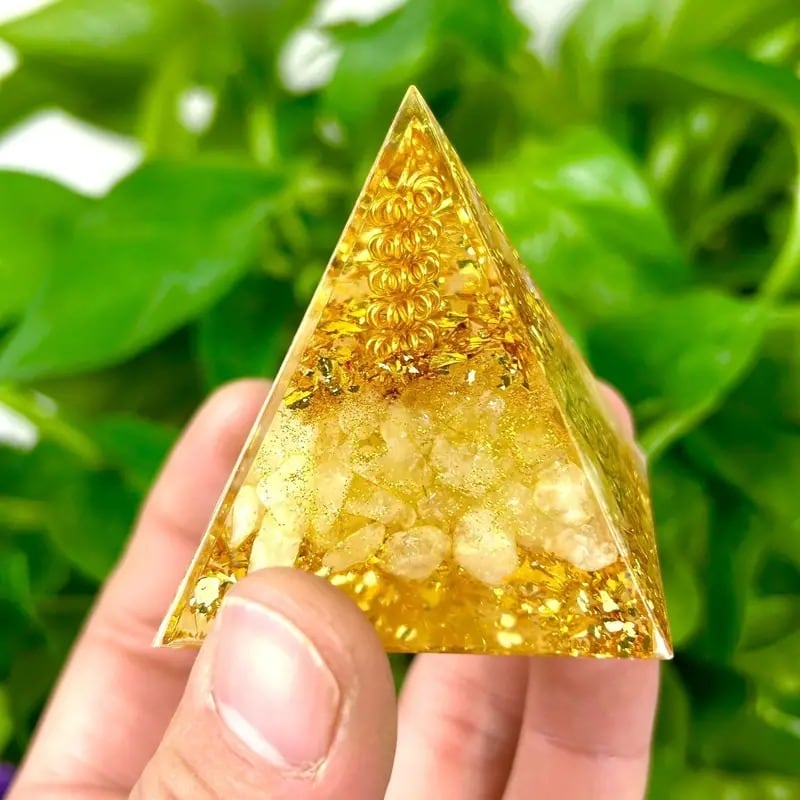 オブジェ ピラミッド型 オルゴナイト おしゃれ かわいい インテリア