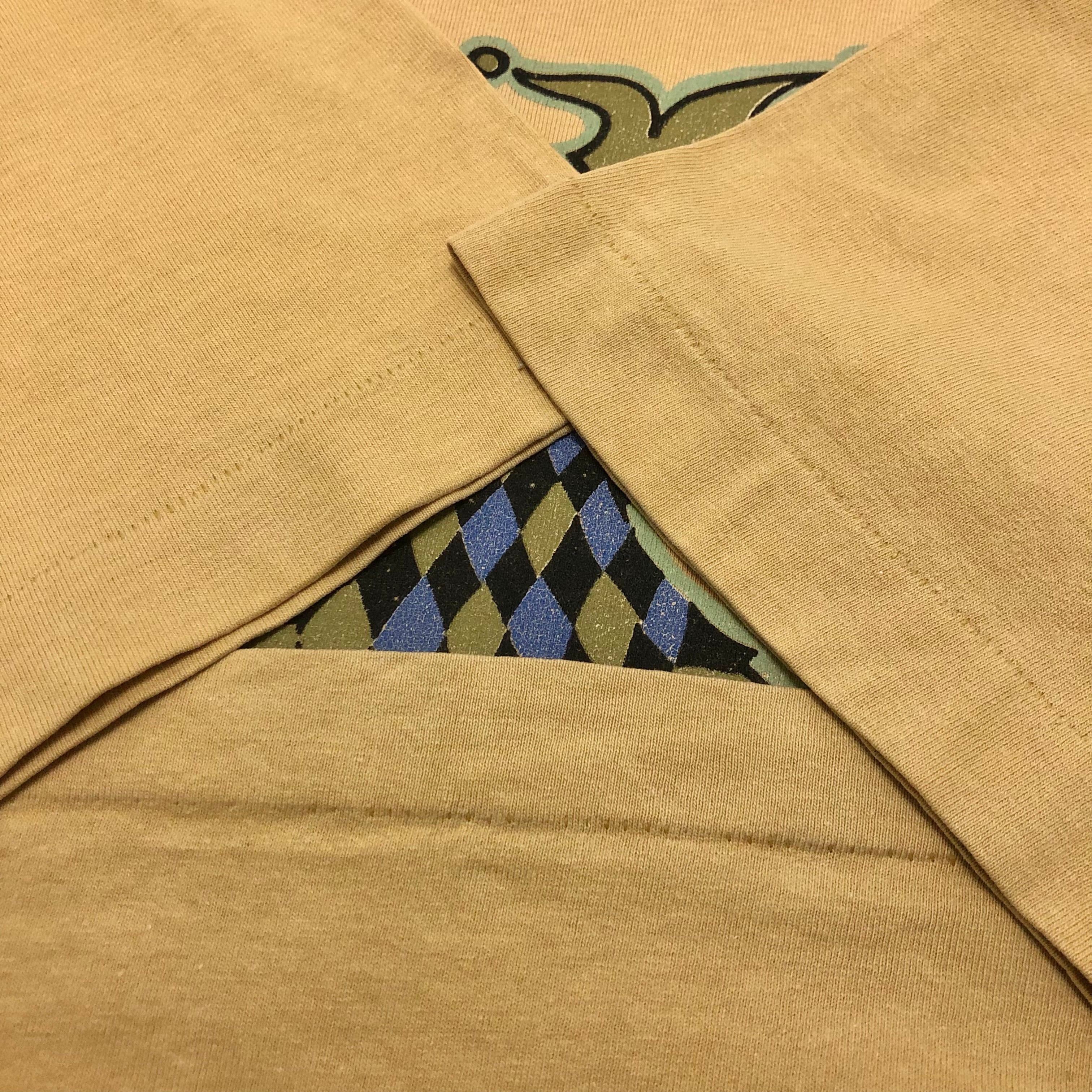 80s OLD STUSSY/JUGGLER PIGMENT Tee/USA製/黒タグ/L/ジャグラー