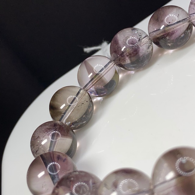 アメジストエレスチャルブレスレット