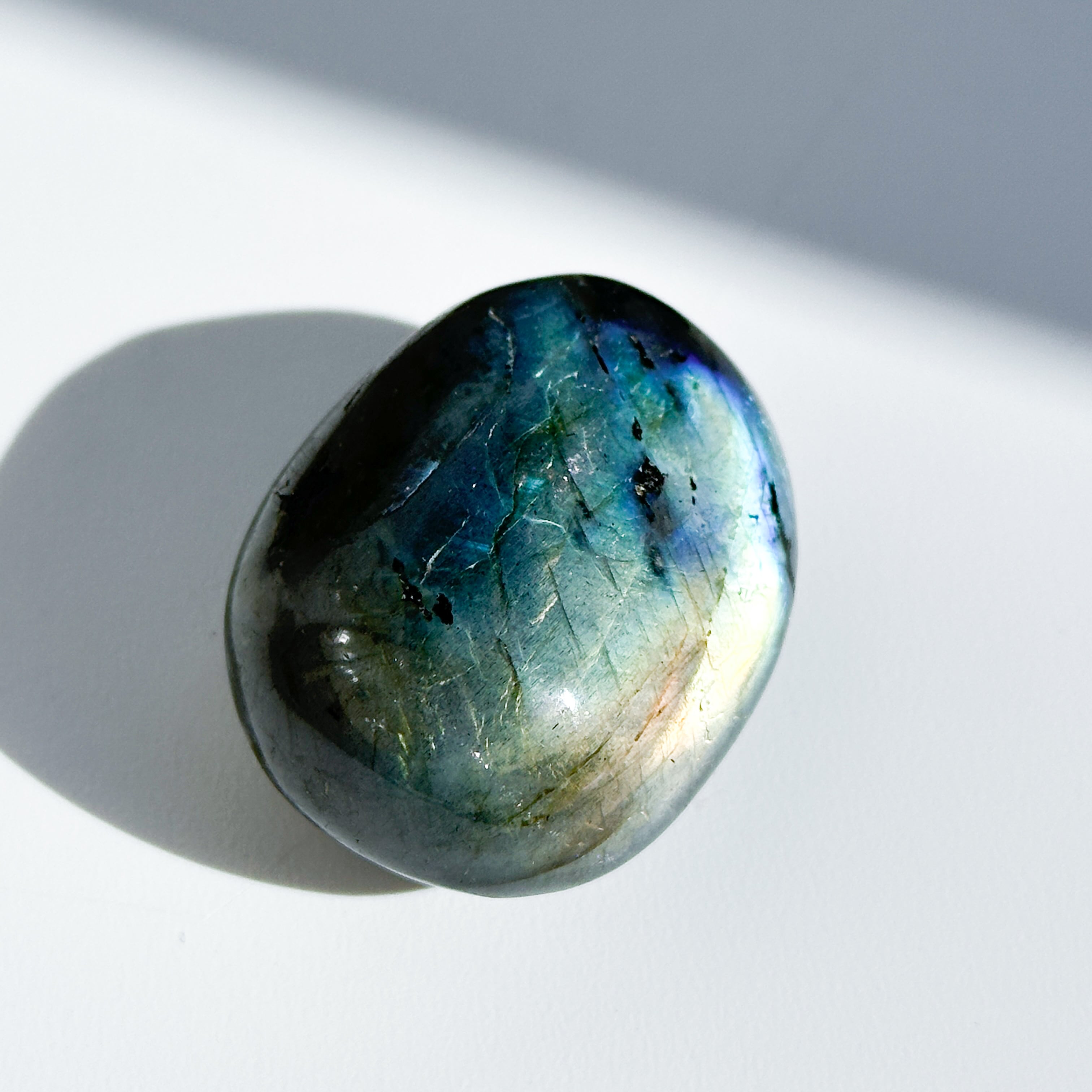 ラブラドライト パームストーン 02◇ Labradorite ◇天然石・鉱物