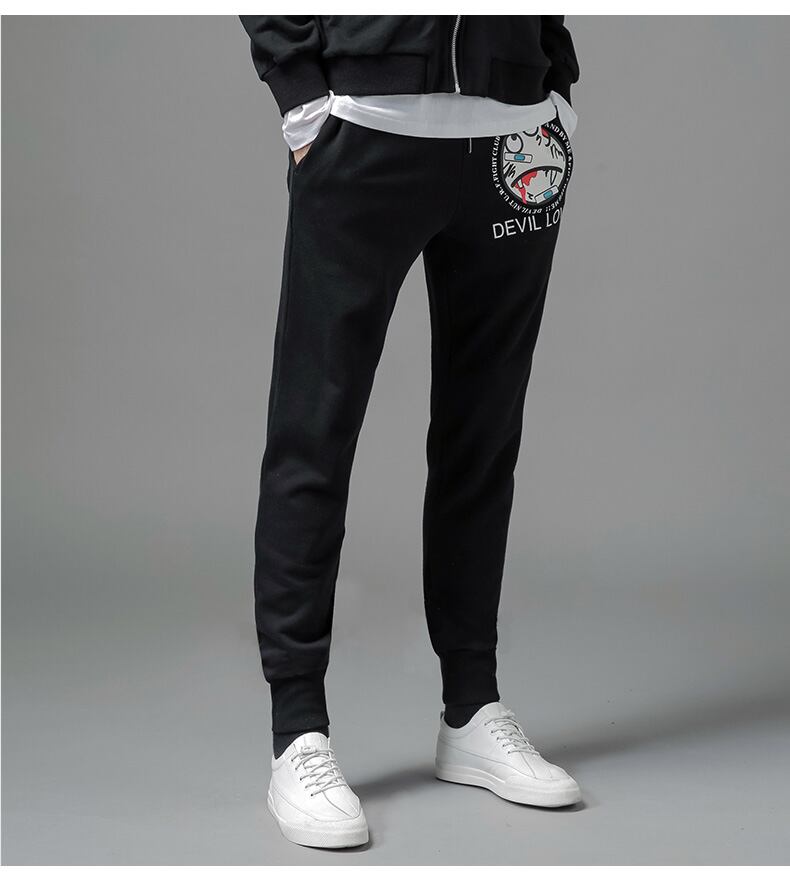 全1色 スウェットパンツ プリント カジュアル ストリート