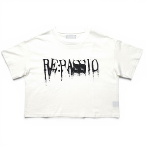 Re:Passio リパッシオ Cropped Tshirt クロップド グラフィック Tシャツ ホワイト Free size