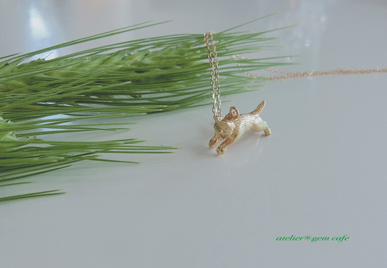 ニャンsK18(ゴールド)ネックレス