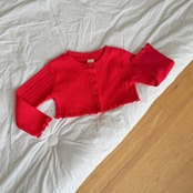 韓国子供服 / ninibello / Melville Eyelet Cardigan / カーディガン *XS~XXL*