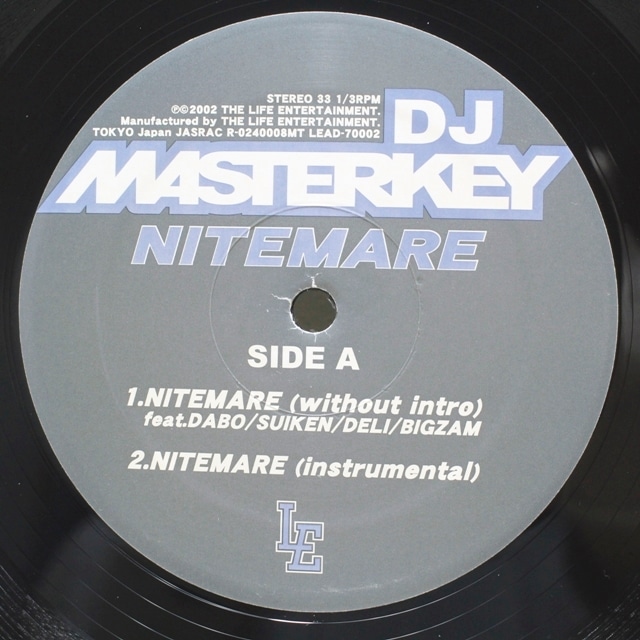 DJ Masterkey / Nitemare / No Chaser [LEAD-70002] - メイン画像