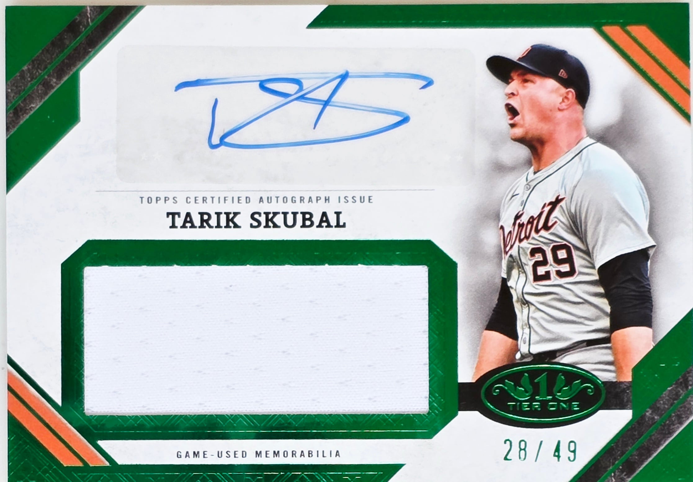Tarik Skubal | 2025 Topps Tier One Baseball | Detroit Tigers