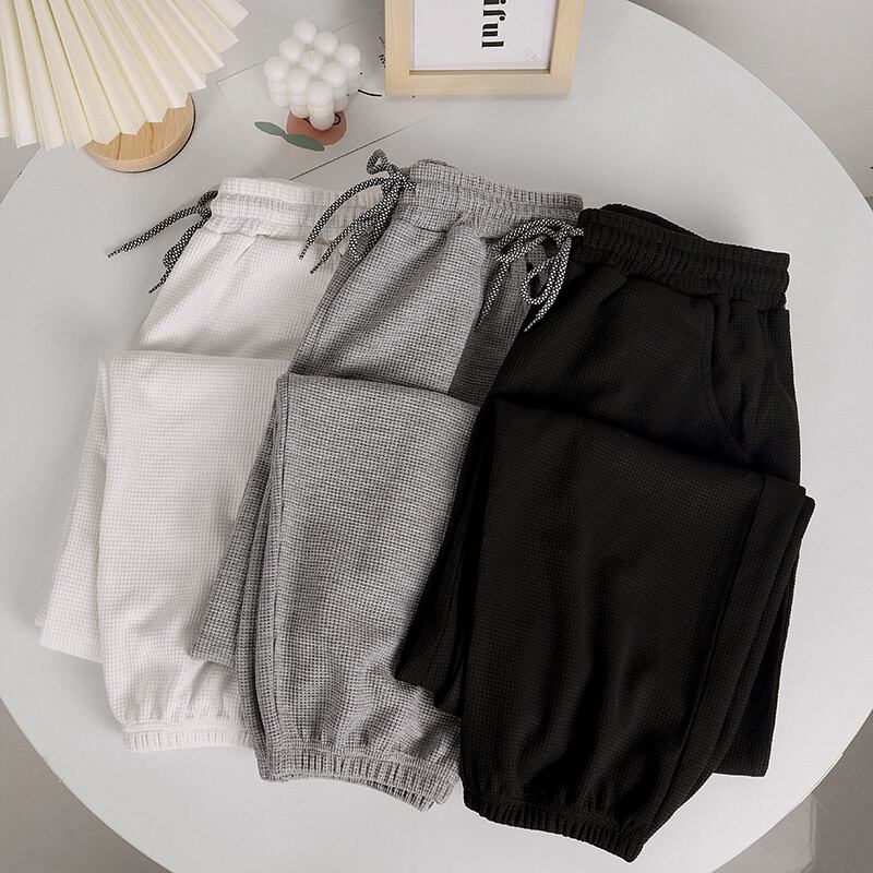 パンツ スプリングオータムハイウェストウェストルーズカジュアル 春物 秋物 1号婦人10893470397