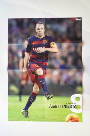 アンドレス・イニエスタ/ハリー・ケイン&クリスティアン・エリクセン|サッカーポスター 大判 B2|2010年代 欧州名選手