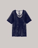 Back Open Mesh Half-Sleeve Kint