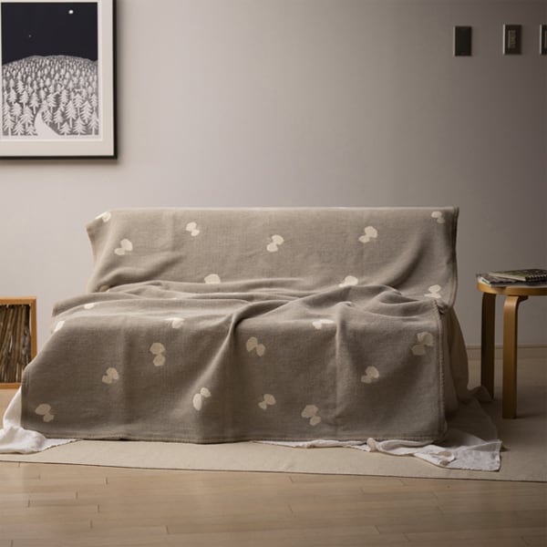 シュニールコットン シングルブランケット CHOUCHO by mina perhonen