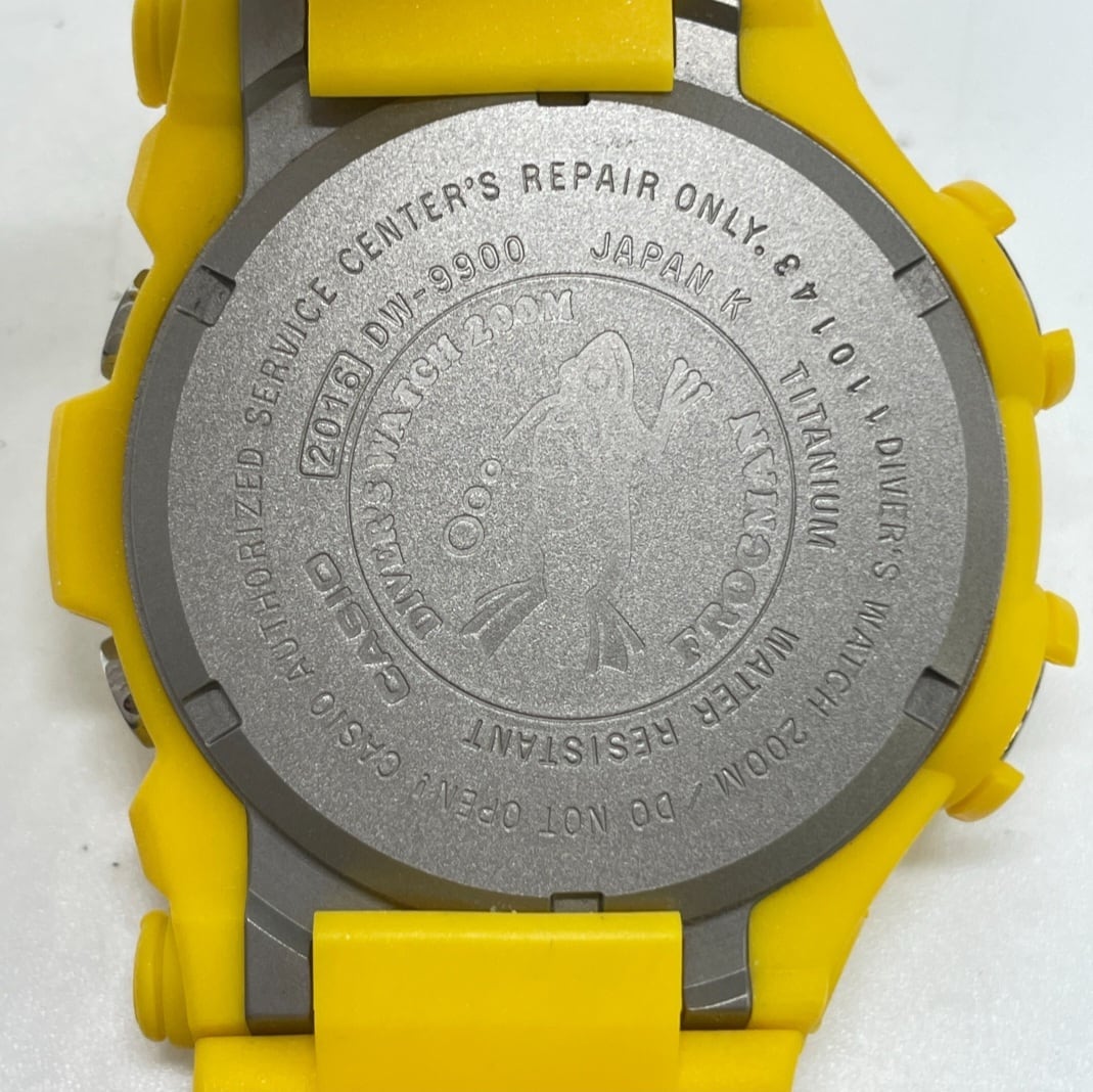 【希少】G-SHOCK FROGMAN DW-9900 イエロー フロッグマン 希少】G-SHOCK FROGMAN DW-9900 イエロー フロッグマン | Over Time
