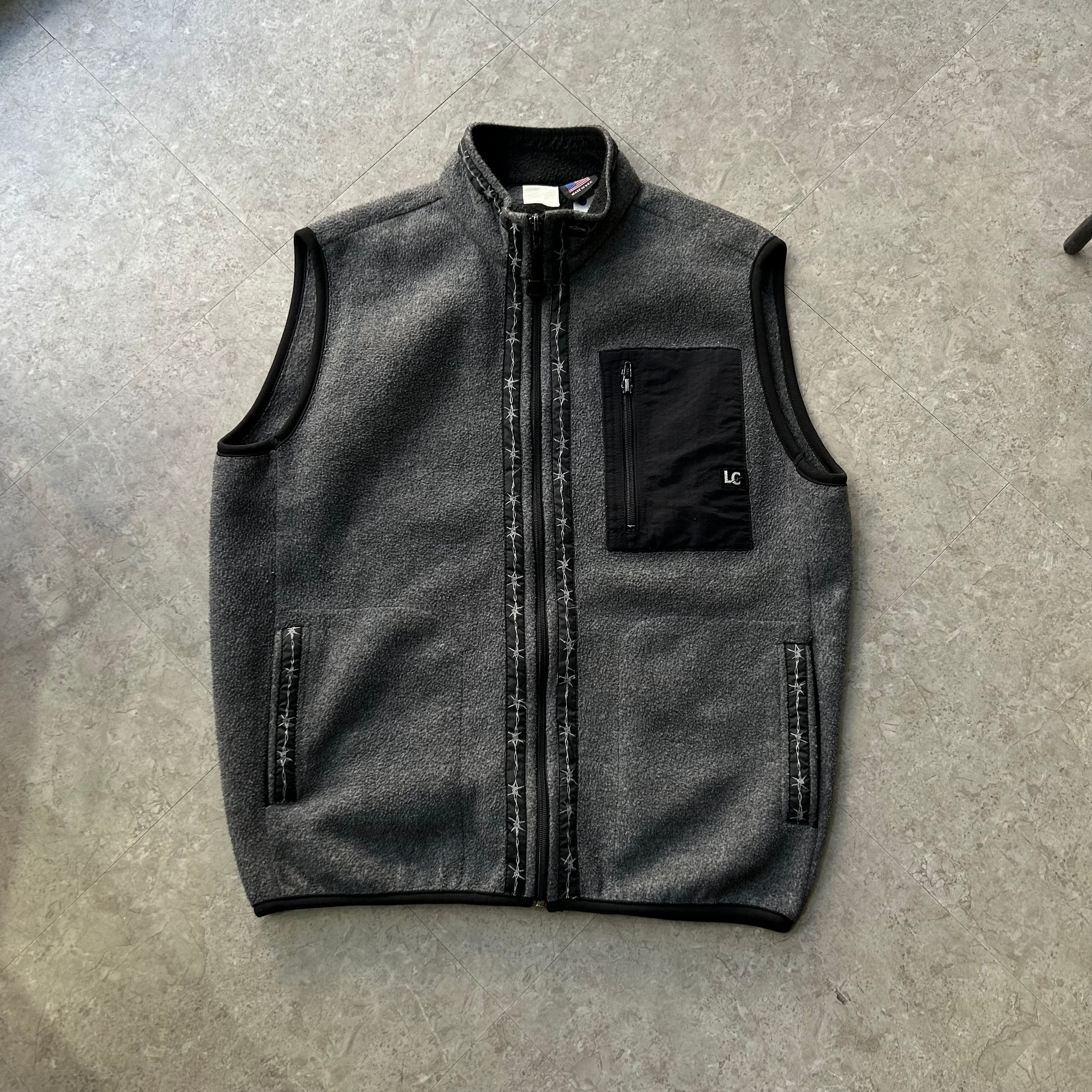 90s LAST CHANCE "有刺鉄線"fleece vest【仙台店】