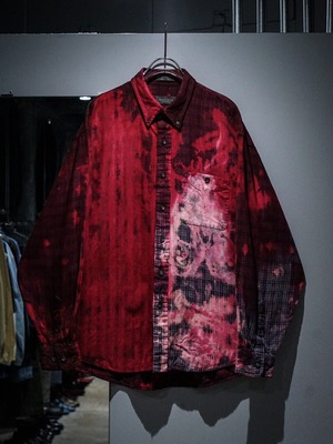 【add(C)vintage】Check Pattern Vintage Loose Flannel Shirt