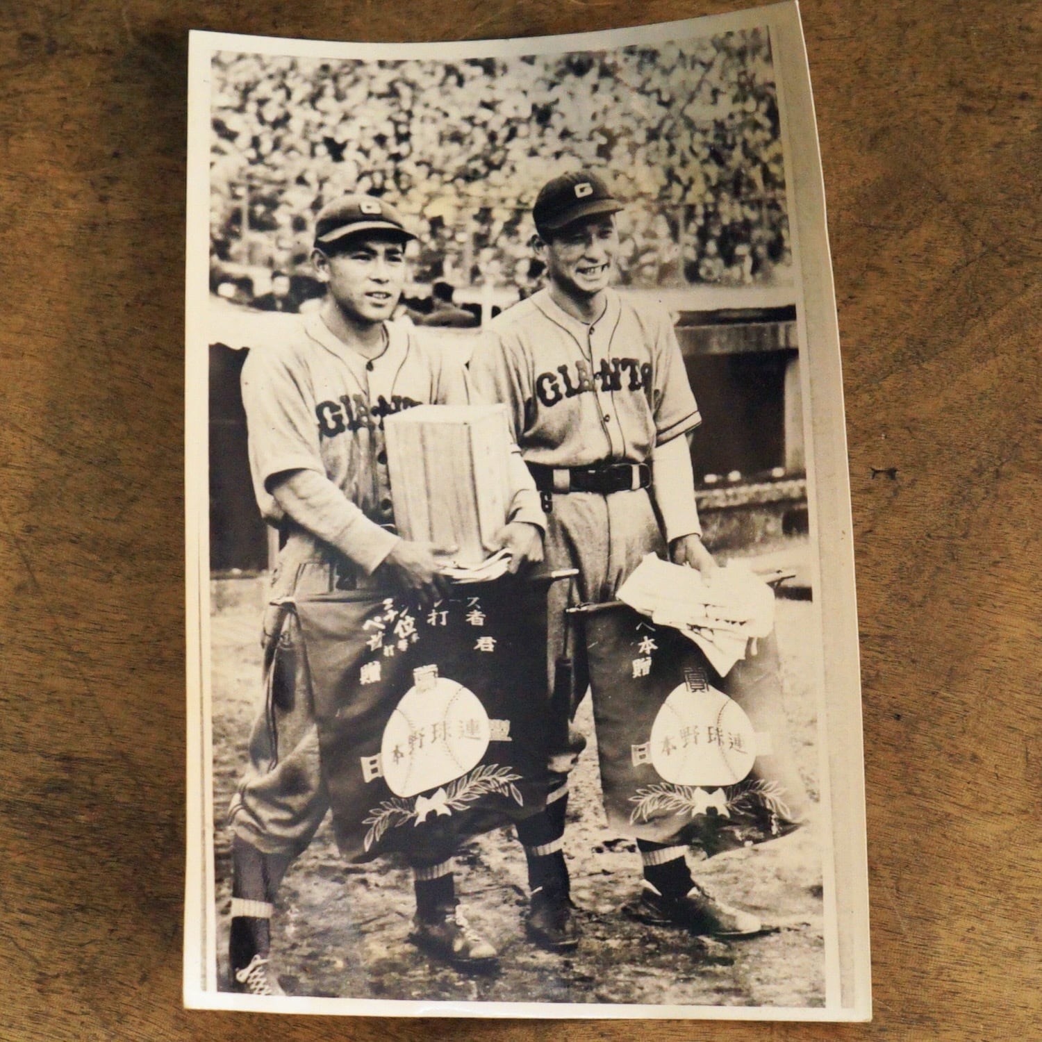 2391G4 川上哲治 青田昇 読売ジャイアンツ 巨人軍 プロ野球 古 2391G4 川上哲治 青田昇 読売ジャイアンツ 巨人軍 プロ野球 古