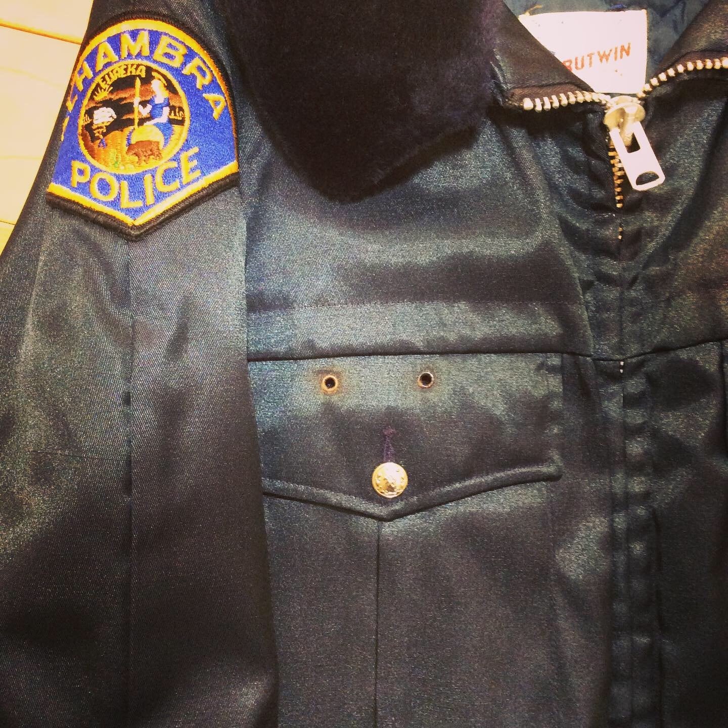 実物アメリカ警察 USポリスコート ジャケット 冬季用 ＰＯ2 | goodkings