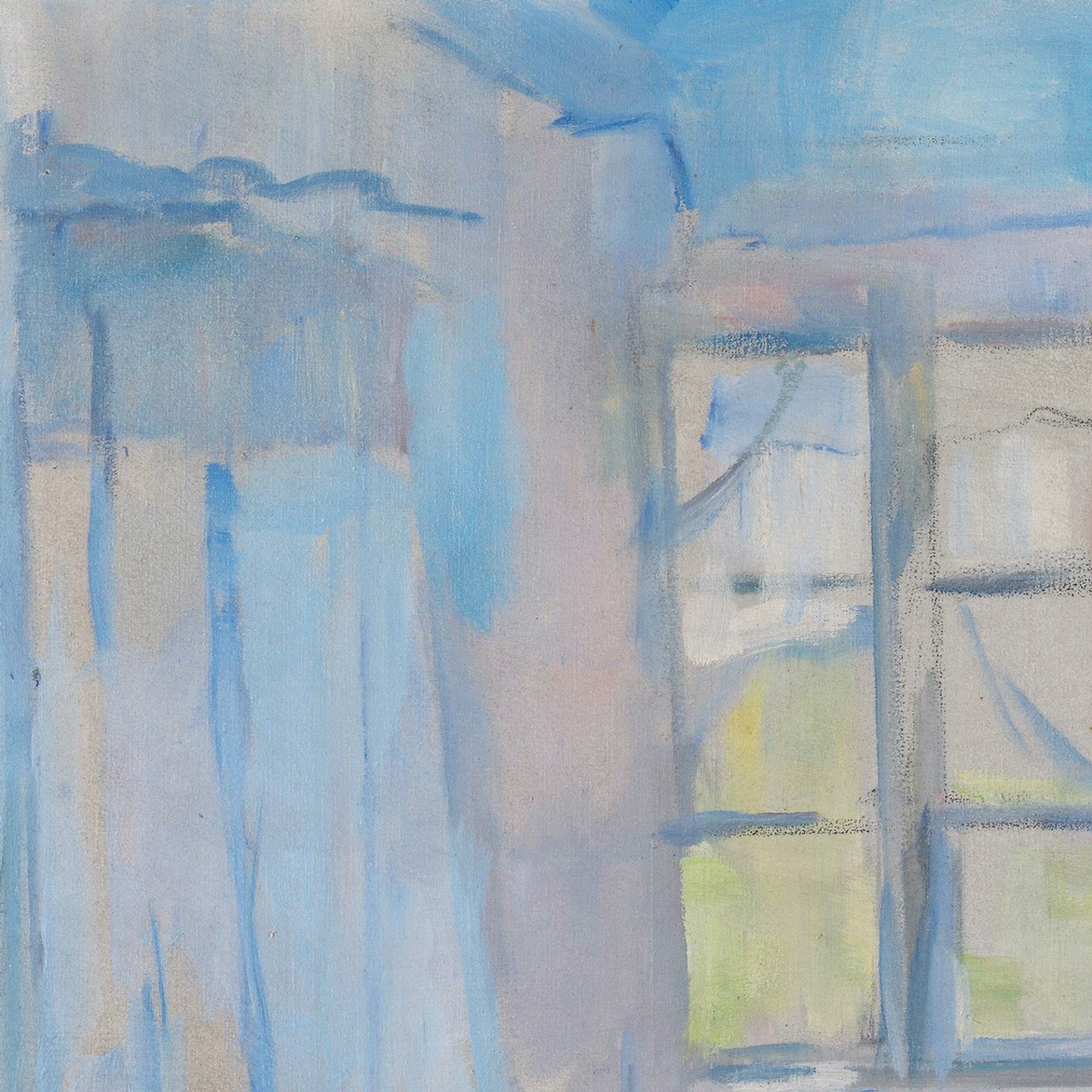 ハリエット・バッカー Interior from Einabu in Foldal 名画デザインポスター 部屋 風景画 AP030 - 4