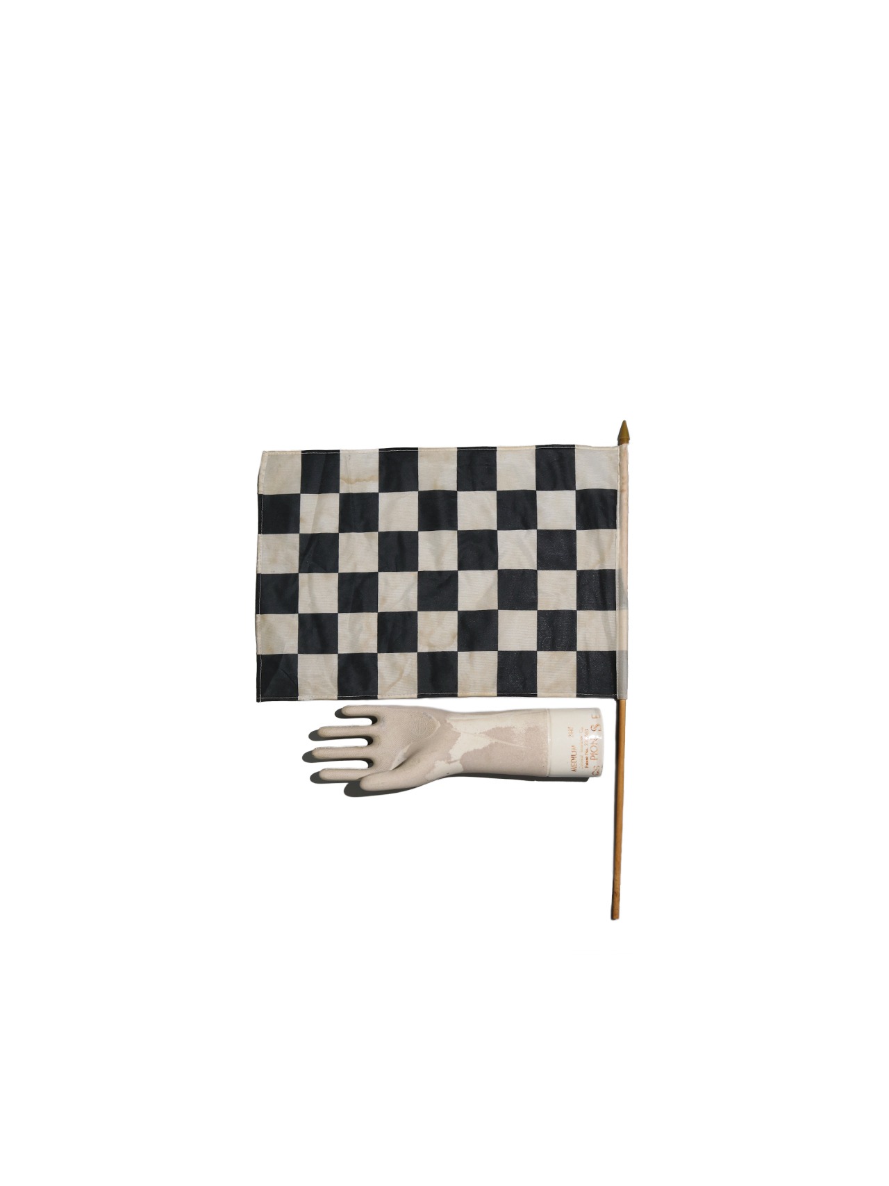 Vintage Checker flag