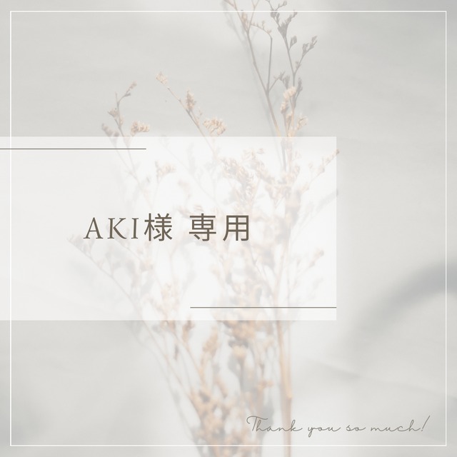 AKI様のみの専用出品 アキ様専用 アキ様専用 【公式通販】