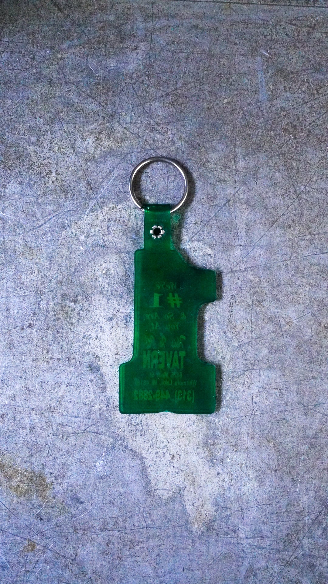 VINTAGE】U.S. VINTAGE #1 アドバタイジング キーリング 《AD 広告