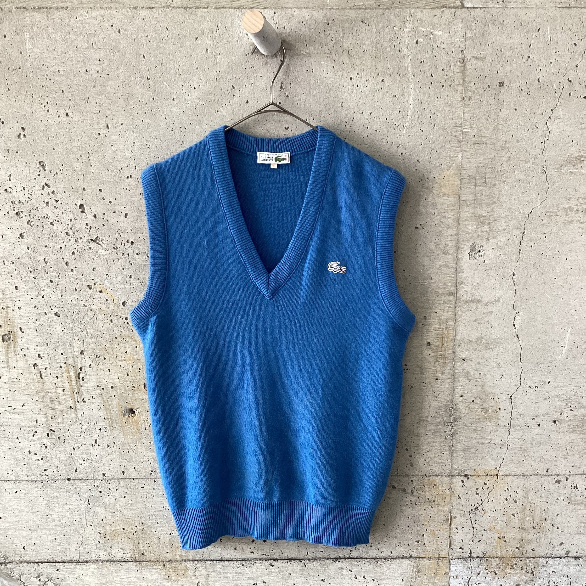 Blue V-neck vest