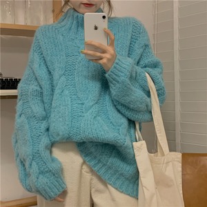オーバーサイズハイネックニット トップス セーター 袖なし 長袖 ハイネック もこもこ モコモコ かわいい 大人可愛い シンプル カジュアル おしゃれ お洒落 大人可愛い 大人女子 こなれ感 ラフ 無地 秋 冬 10代 20代 30代 レディース 学生 通学 デート お出かけ 女子会 休日 着回し 普段使い 韓国 韓国系 オルチャン 色展開 白 ホワイト 青 ブルー 灰色 グレー ピ 3829