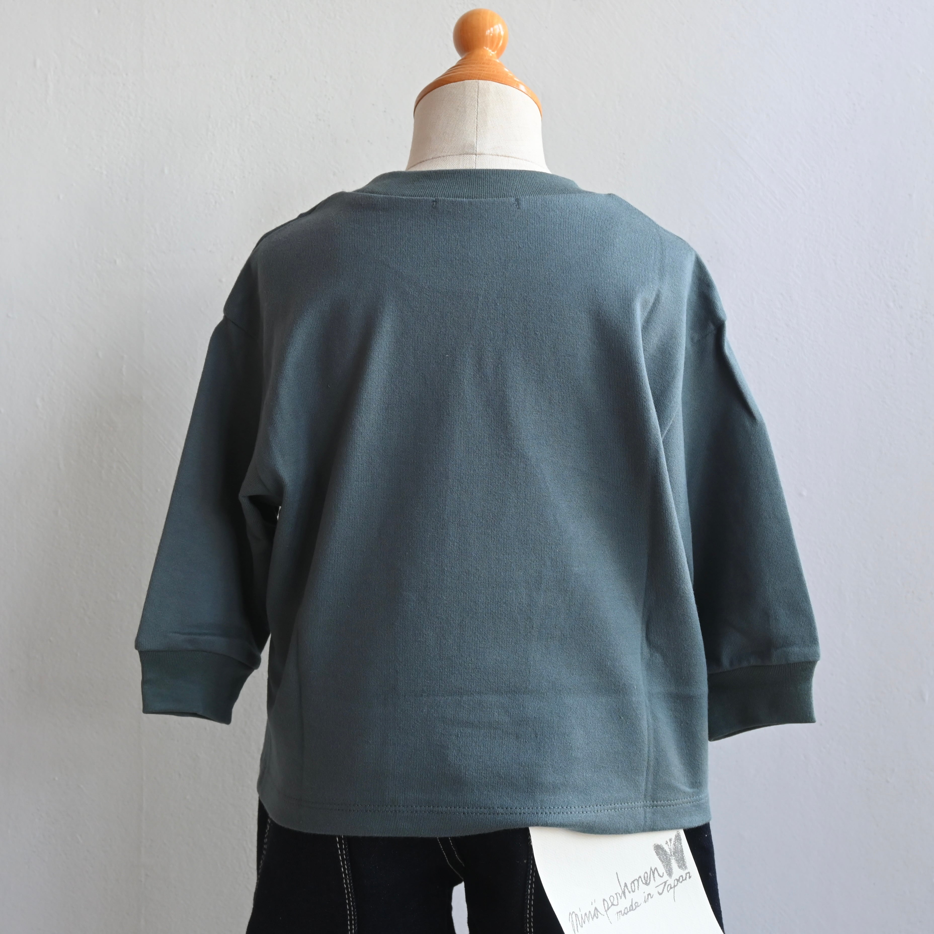 mina perhonen 2024AW》cache-cache カットソー / green / 140cm mina perhonen 2024AW》cache-cache カットソー / green / 140cm