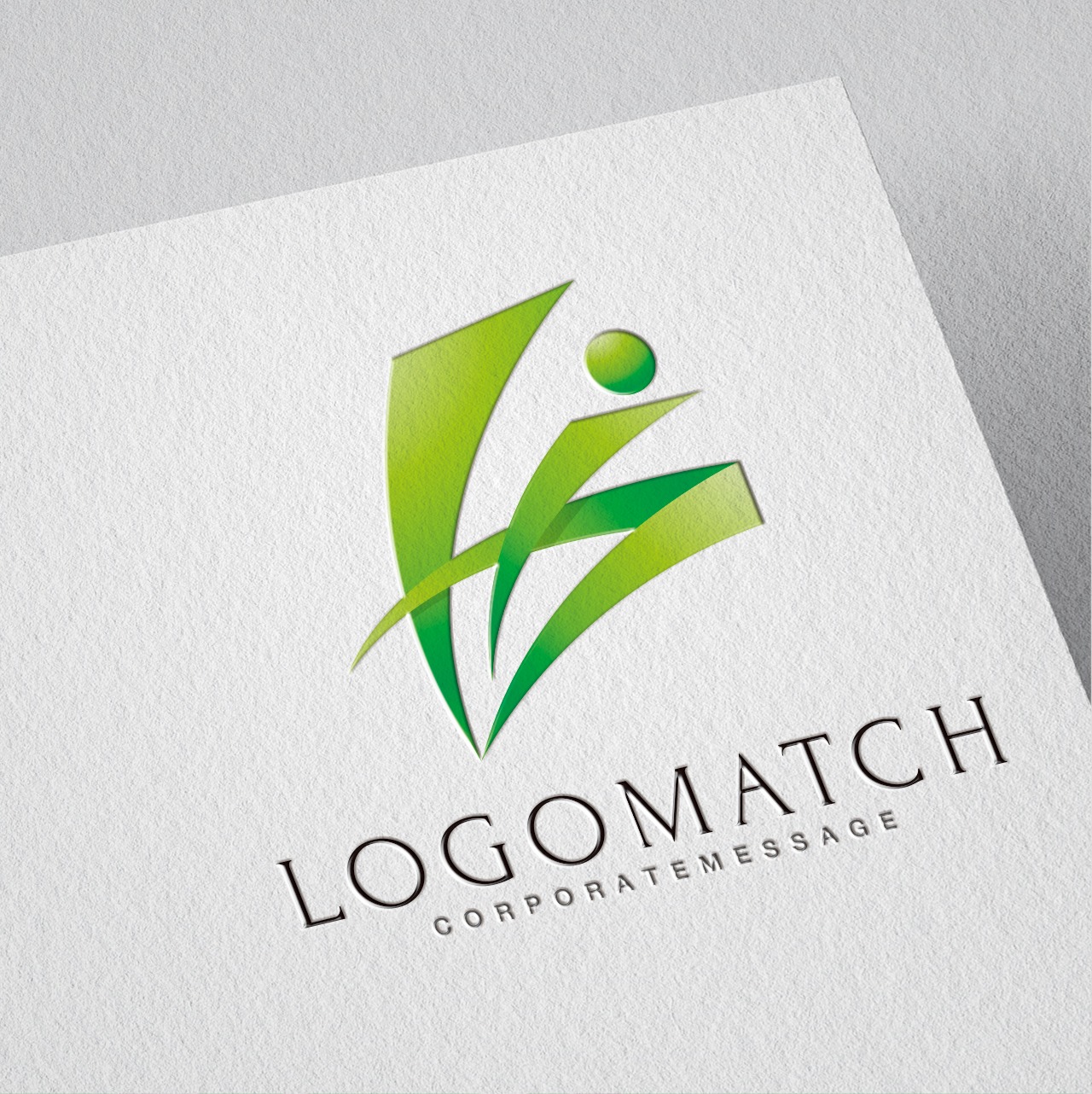 ダイナミックな成長のロゴ