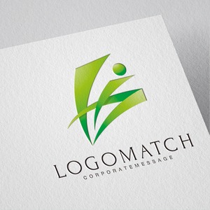 ダイナミックな成長のロゴ