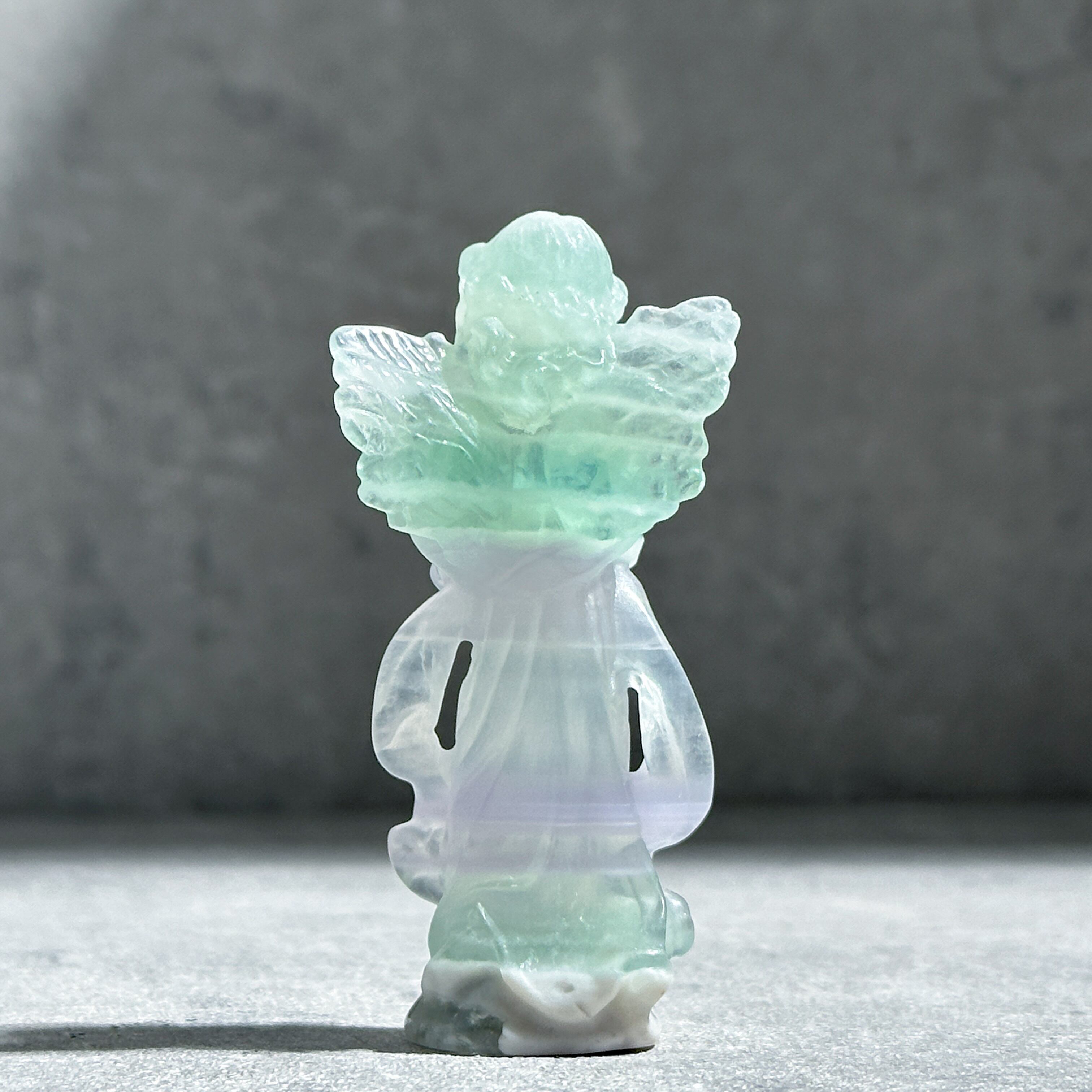 グリーン、ラベンダーフローライト 小さなスイートエンジェル61◇Green