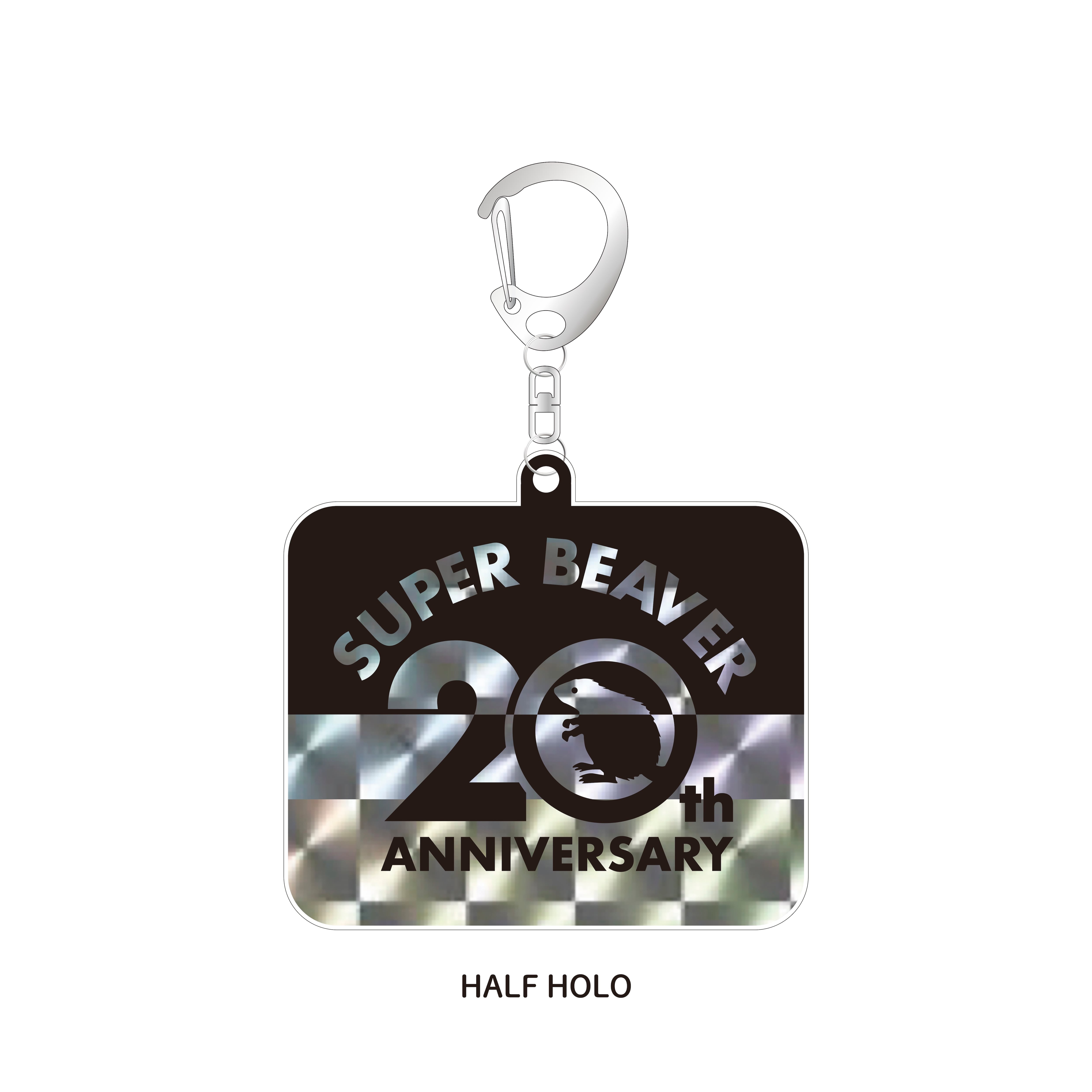 20th ANNIV ロゴキーホルダー | SUPER BEAVER OFFICIAL WEBSTORE