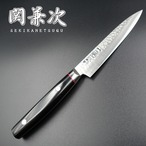 関兼次 ペティナイフ PRO・J 120mm VG10 鎚目 ペーパー黒マイカルタ