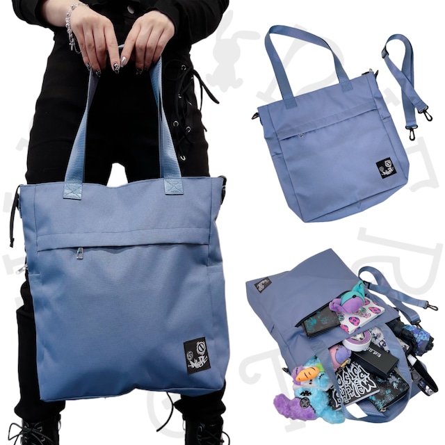 3WAY 5POCKET TOTE BAG【SMOKY BLUE】