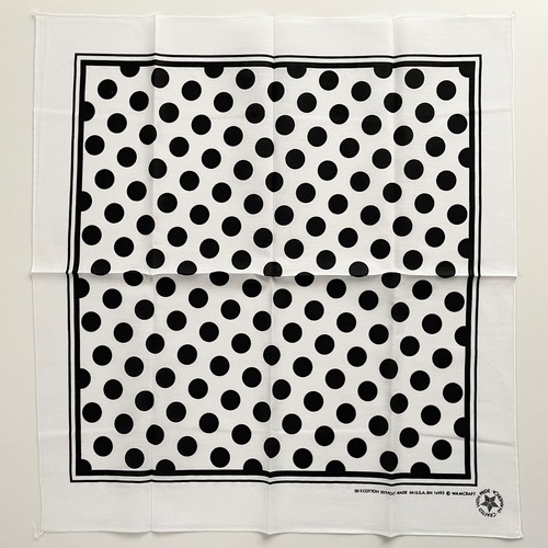 【Deadstock】80s~ RN14193 Dot ヴィンテージバンダナ MADE IN USA