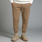 ジャージ素材テーパードパンツ