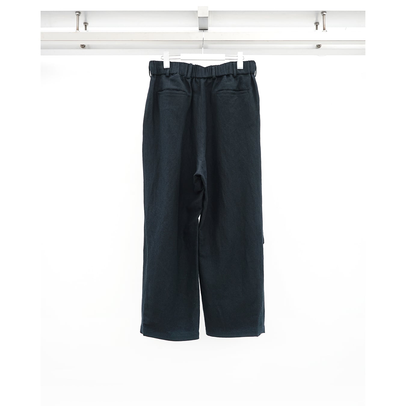 Blanc YM] (ブランワイエム) BL-26A-LSKTP Linen Silk Wide Knee Tuck
