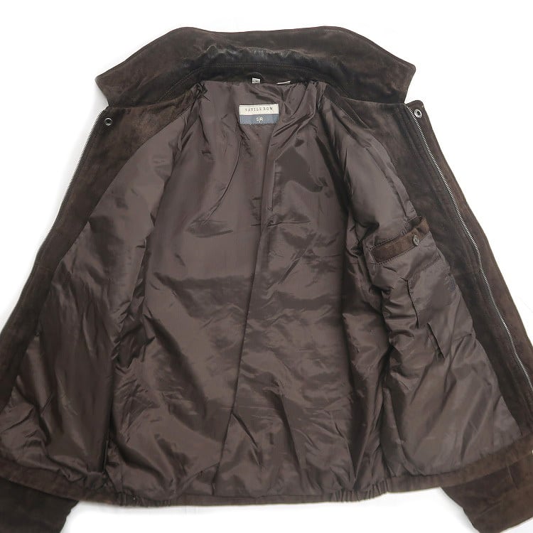 古着 SAVILE ROW レザージャケット ブルゾン ブラウン 表記:M 古着 SAVILE ROW レザージャケット ブルゾン ブラウン 表記:M