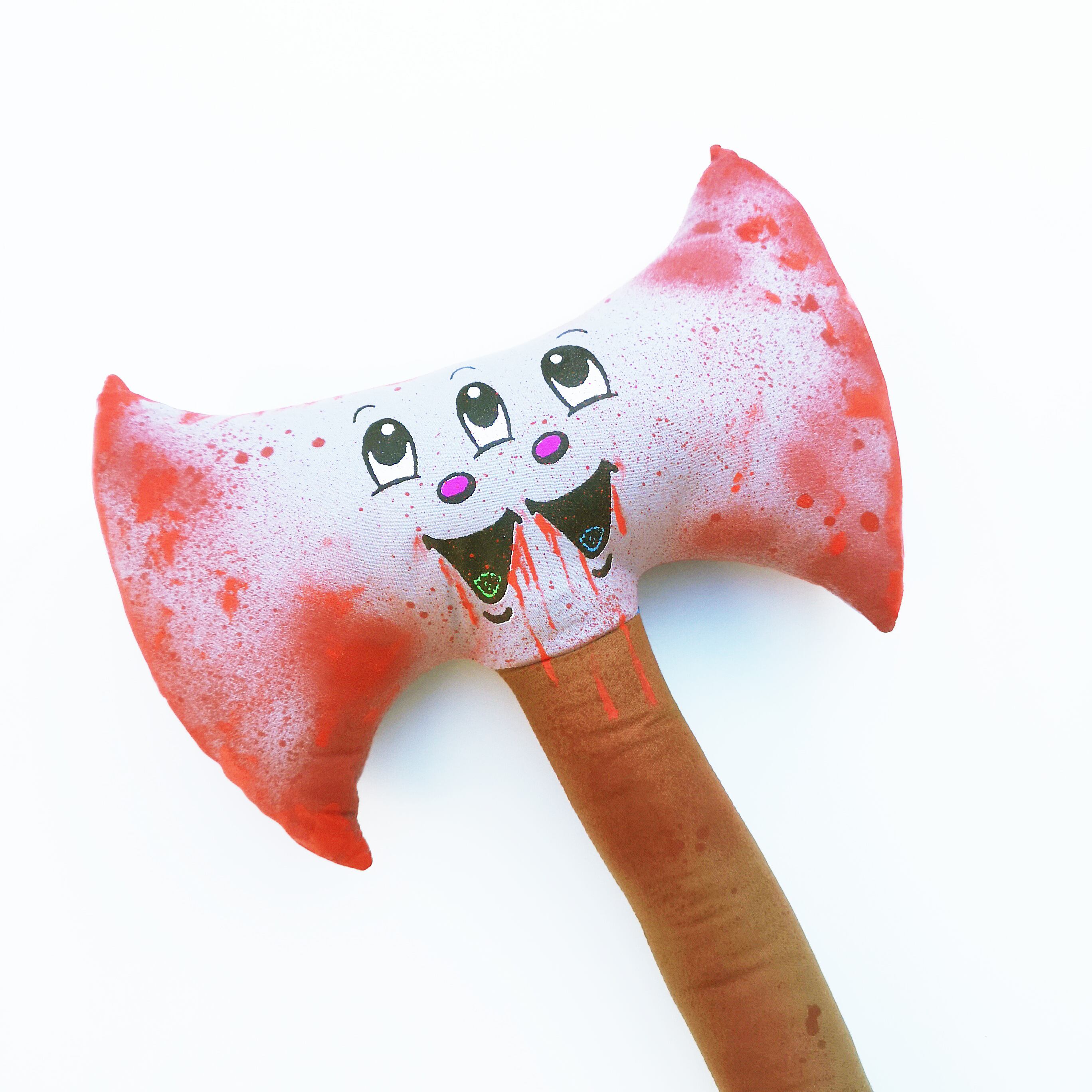 ||||| Dumb Friends "Blood Thirsty  DOUBLE AXE TWO FACE" PLUSH TOY