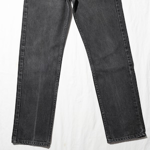32×30 Levi’s 505 USA オレンジタブ 96年 サルファーブラックデニムパンツ リーバイス